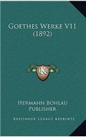 Goethes Werke V11 (1892)
