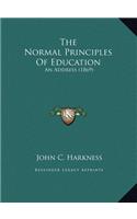 The Normal Principles Of Education