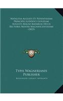 Natalitia Augusti Et Potentissimi Principis Ludovici Guilielmi Augusti Magni Badarum Ducis Rectoris Nostri Magnificentissimi (1825)