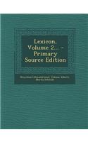 Lexicon, Volume 2...