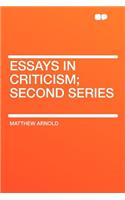 Essays in Criticism; Second Series