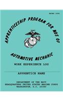 Apprentaceship Program for Mos of Automotive Mechanic