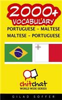 2000+ Portuguese - Maltese Maltese - Portuguese Vocabulary