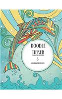 Doodle Tieren Malbuch für Erwachsene 3: (3 Doodle Tiere)