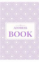 Purple Address Book: For Contacts, Addresses, Phone Numbers, Emails & Birthdays(Elite Address Book)