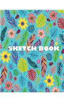 sketch book for girls Notebook for Drawing, Writing, Painting, Sketching or Doodling 8.5*11