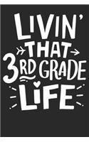 Notebook Journal: 3rd Grade Teacher 6x9 Dot Grid 120 Pages