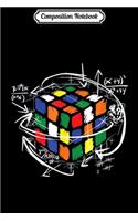 Composition Notebook: Colorful Cube Math Journal/Notebook Blank Lined Ruled 6x9 100 Pages