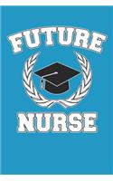 Future Nurse Notebook, 6x9 Inch, 100 Page, Blank Lined, College Ruled Journal