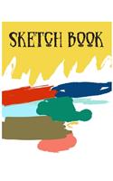 Sketch Book: A Large Notebook With Blank Paper for Drawing, Writing, Painting, Sketching, 100 Pages, 8x10