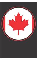 Notebook: Canada Dot Grid 6x9 120 Pages