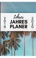 Lehrer Jahres Planer 2019 2020: A5 Lehrerplaner LINIERT Geschenkidee für Lehrer - Abschiedsgeschenk Grundschule - Klassengeschenk - Dankeschön - Geschenk-Buch zum Schulabschluss