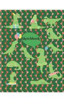 Sketchbook: Large Dinosaur Drawing Pad For Doodlers