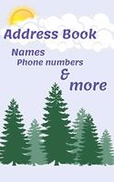 Address Book Names Phone numbers & more: Friends & Family birthdays With names and addresses & phone numbers and More; with beautiful designs & Glossy Cover & Nice design 6 x 9