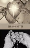 Sermon Notes: For Her Praying Hands Cross Sermon Journal Inner Reflection Gift for Christian Woman