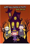 Happy Halloween Activity Book For Kids