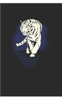 Tiger Drawing: Tigers Notebook, Dotted Bullet (6" x 9" - 120 pages) Animal Themed Notebook for Daily Journal, Diary, and Gift