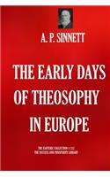 The Early Days of Theosophy in Europe