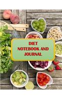 Dtet Notebook and Journal: Food Journal for Women