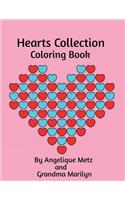 Hearts Collection Coloring Book