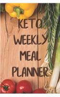 Keto Weekly Meal Planner: Organize Meals, Track Macros, Grocery List, Handy Low-Carb Journal
