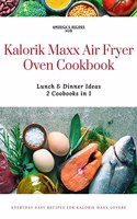 Kalorik MAXX Air Fryer Oven 2 Cookbooks in 1