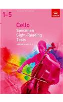Cello Specimen Sight-Reading Tests, ABRSM Grades 1-5