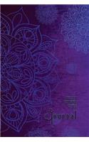Bullet Dot Grid Style Journal: Beautiful Purple Mandala Bullet Dot Grid Style Journal in 6x9 Softcover Paperback Notebook Vol. 02