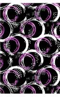 Journal Notebook Batik Circles Pattern 5: 162 Lined and Numbered Pages With Index For Journaling, Writing, Planning and Doodling, For Women, Men, Kids, Easy To Carry Size.(90 Journal Time Lined)