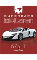 Supercar McLaren 675lt Notebook