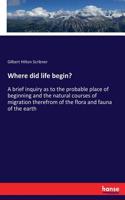 Where did life begin?