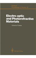 Electro-Optic and Photorefractive Materials