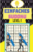Einfaches Sudoku-Rätselbuch zum Entspannen und Stressabbau