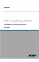 Alterssicherung Selbstständiger in Deutschland