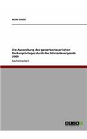 Die Ausweitung des gewerbesteuerlichen Bankenprivileges durch das Jahressteuergesetz 2009: (German)