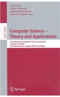 Computer Science--Theory and Applications