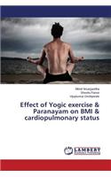 Effect of Yogic exercise & Paranayam on BMI & cardiopulmonary status