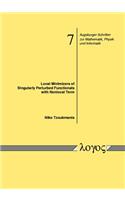 Local Minimizers of Singularly Perturbed Functionals with Nonlocal Term