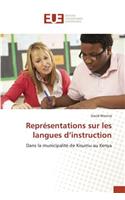 Représentations Sur Les Langues D Instruction