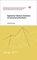 Eigentumer-Besitzer-Verhaltnis Im Schweizerischen Recht