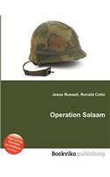 Operation Salaam: (English)