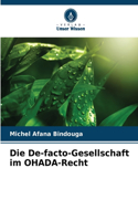 De-facto-Gesellschaft im OHADA-Recht