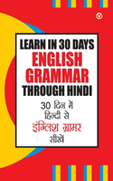 Learn In 30 Days English Grammar Through Hindi PB English