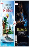 Around The World in 80 Days and Treasure Island