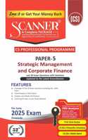 Strategic Management and Corporate Finance(Paper 5 | CS Professional | Gr. II) Scanner - Including questions and solutions | Applicable for June 2025 Exam | Green Edition