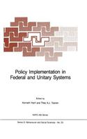 Policy Implementation in Federal and Unitary Systems