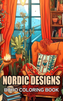 Nordic Designs Boho Coloring Book