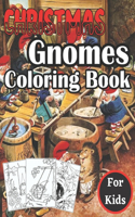 Christmas Gnomes Coloring Book For Kids
