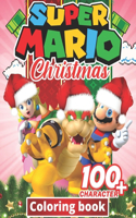 Super mario Christmas Coloring Book: +100 Illustrations, wonderful Jumbo Super mario Coloring Book For Kids Ages 3-7, 4-8, 8-10, 8-12, Fun, (Super mario Books For Kids)