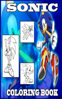 sonic coloring book: Coloring Book for Kids and Adults with Fun, Easy, and Relaxing